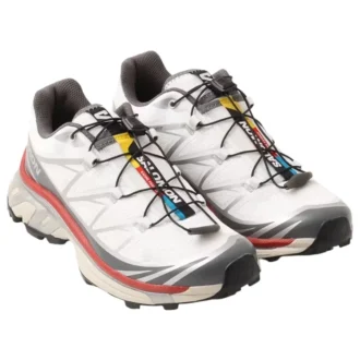 SALOMON x ATMOS XT-6 «White Castlerock Haute Red»