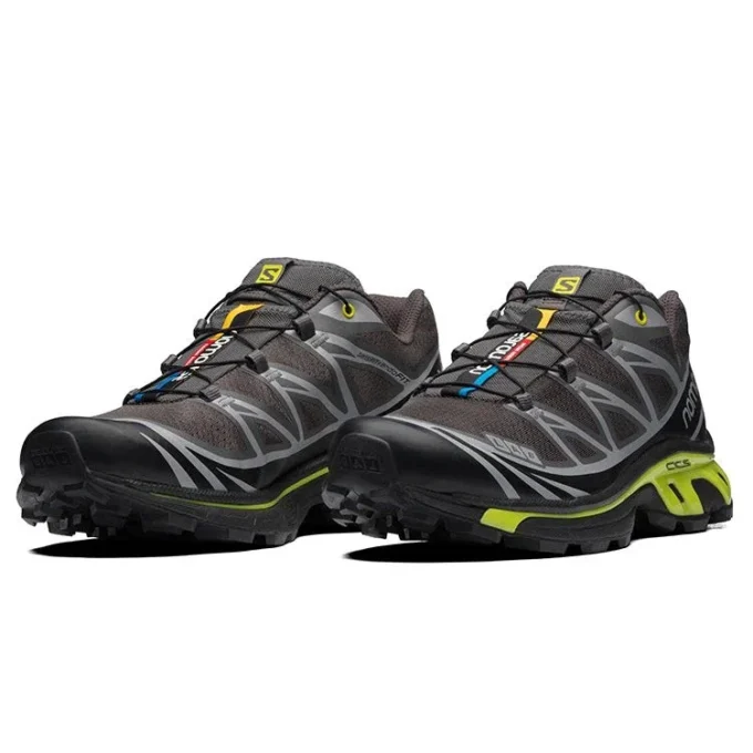 Salomon XT-6 «Marrón y verde neón»