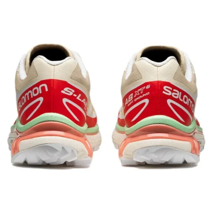 Salomon XT-6 «Shortbread Poppy Red Green Ash»