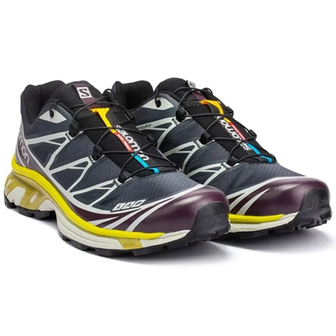 Salomon XT-6 Trail «Negro, morado y amarillo» Salomon XT-6 Trail «Negro, morado y amarillo»